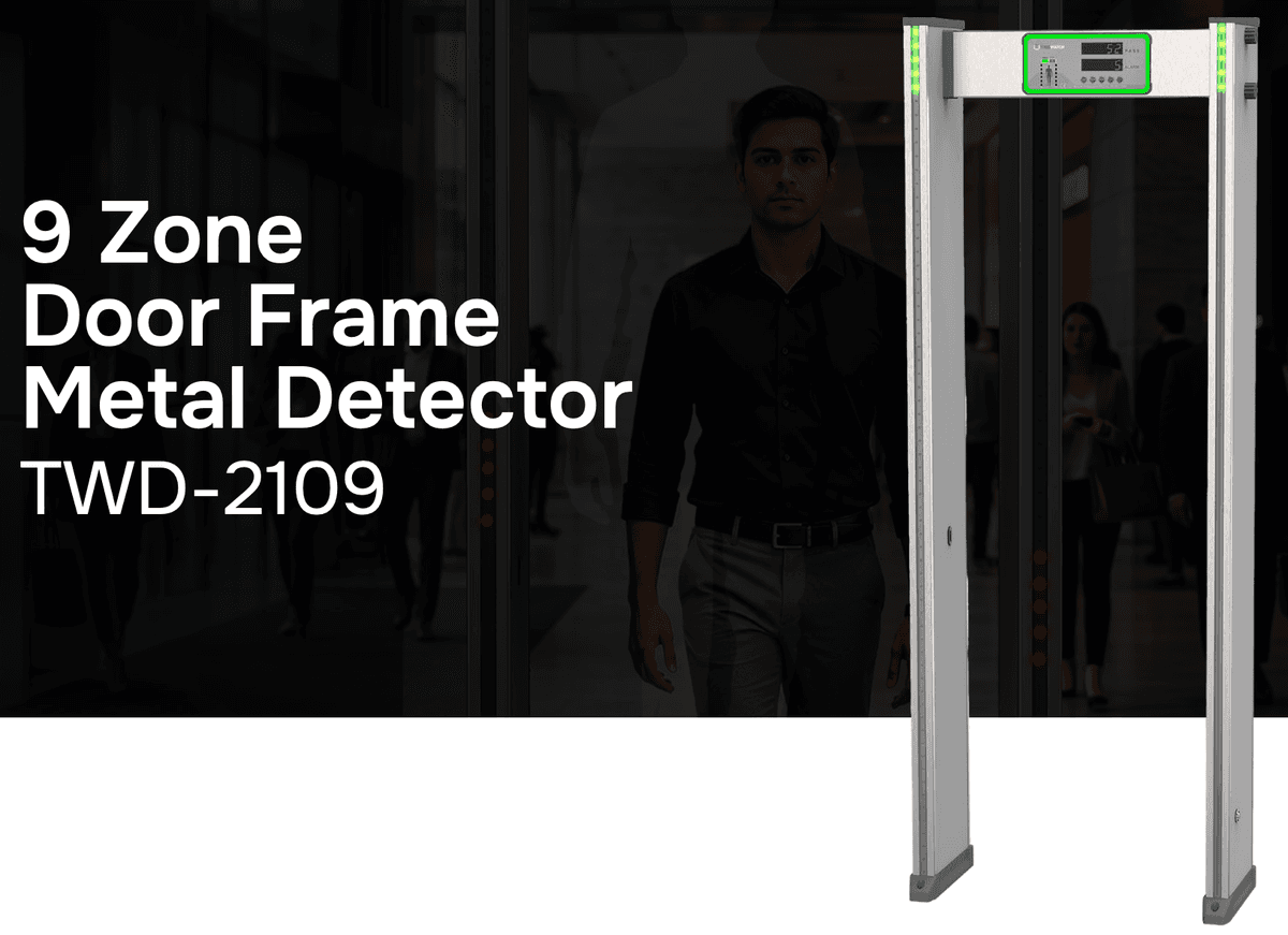 Multi-Zone Walk-Through Door Frame Metal Detector